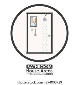 House areas digital design, vector illustration eps 10