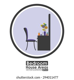 House areas digital design, vector illustration eps 10