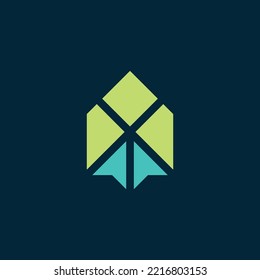 House Arrow Logo. Property Investment Logo.