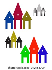 House Arrows Icon 