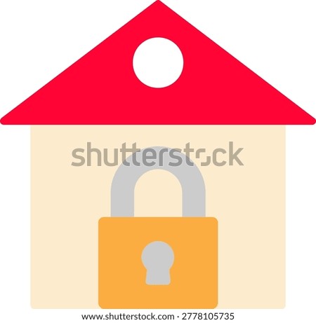 House Available Flat Vector Icon Design