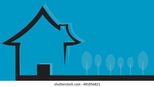 house banner vector , home banner vector