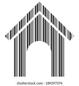 House Barcode Icon