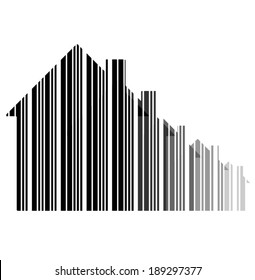 House Barcode Icon
