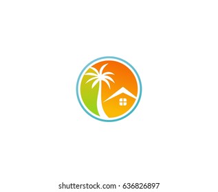 House beach logo