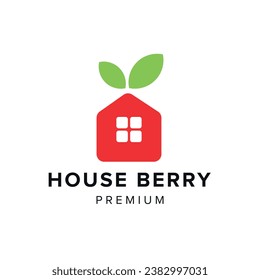Hausbeerlogo, Vektorsymbol