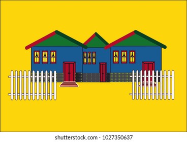 house with big garden