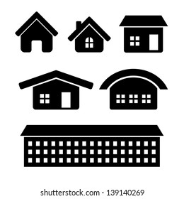 house black icon set