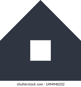 House Black Vector Logo Design