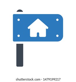 house board glyph colour vector icon