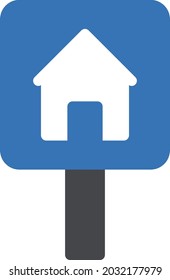 house board vector glyph colour icon