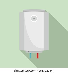 House boiler icon. Flat illustration of house boiler vector icon for web design