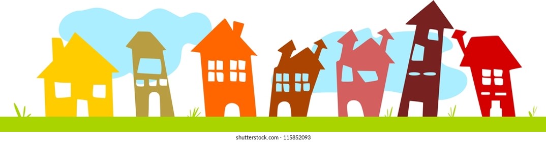 House Border Stock Vector (Royalty Free) 115852093 | Shutterstock