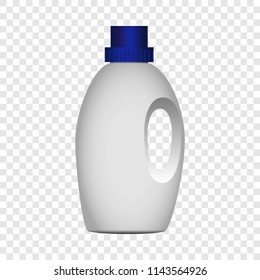 House bottle cleaner mockup. Realistic illustration of house bottle cleaner vector mockup for on transparent background