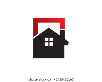 House Box Logo Template, Icon, Symbol