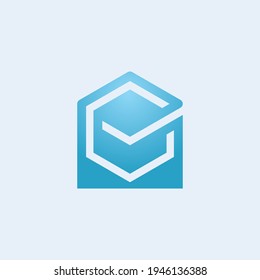 House Box Solution Checkmark Logo. Editable And Easy To Custom.