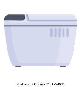 Vector de dibujos animados de la máquina de pan de casa. Cocina. Horno de alimentación