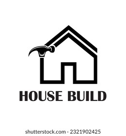 House build logo design. Creative logo design.