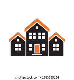 House build vector illustration. Real estate sign. 