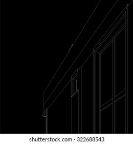 house building architectural drawing