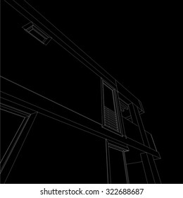 house building architectural drawing
