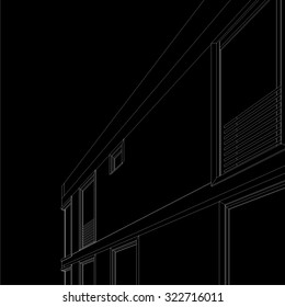 house building architectural drawing