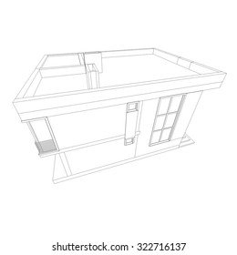house building architectural drawing