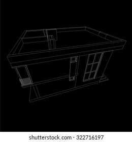 house building architectural drawing