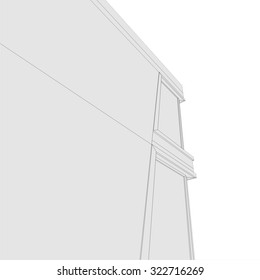 house building architectural drawing