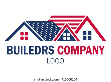 House Building Company Logo Stock Vector (Royalty Free) 718808104