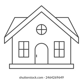 House building design architecture; icon