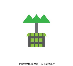 House building home icon and real estate vector