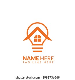 House building home real estate logo design Royalty Free Vector Image