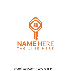 House Building Home Real Estate Logo Design Royalty Free Vector Image