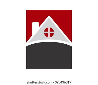 house building icon home residence image vector