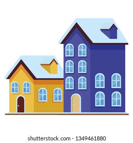 house and building icon isolated
