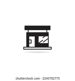 house building icon vector illustration