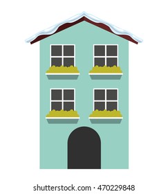 house building isolated icon vector illustration design vector illustration design