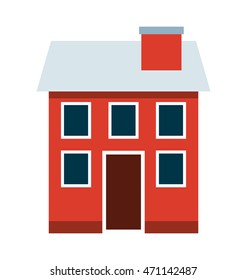 house building isolated icon vector illustration design vector illustration design