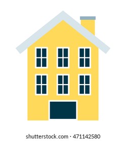 house building isolated icon vector illustration design vector illustration design