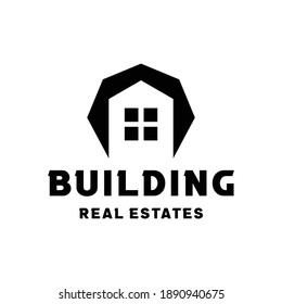 house building logo for construction and housing companies