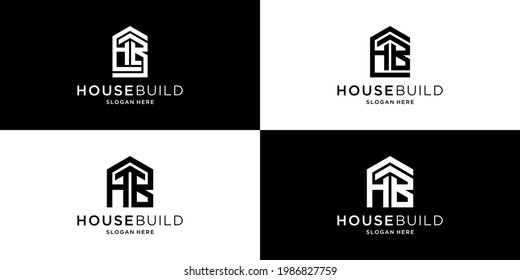 House Building Logo Design Logo Design Stock Vector (Royalty Free ...