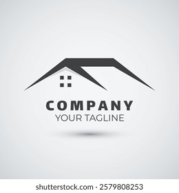 House and building logo design template