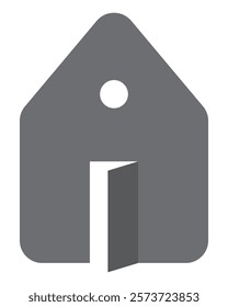 House Building. Logo. For Mobile and Web house icon. Housing area. Home icon. Vector. Illustration