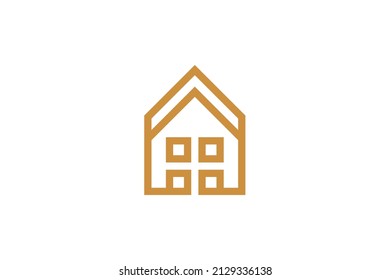 Logo de House and Building Monoline