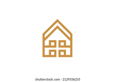 Logo de House and Building Monoline