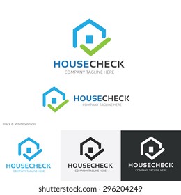 House  Building  Real Estate Vector Logo Template 