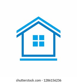 House Building Shape Architecture Business Company Vector Logo Design