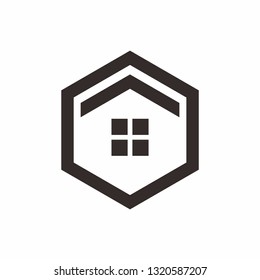 House Building Shape Architecture Business Company Vector Logo Design