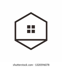 House Building Shape Architecture Business Company Vector Logo Design